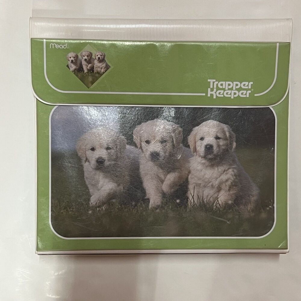 Mead Golden Retriever Puppies Dog Trapper Keeper